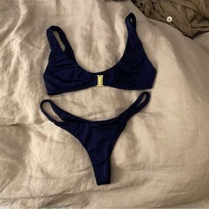Sommer Swim Navy Blue Bikini - Crawford top & bottom